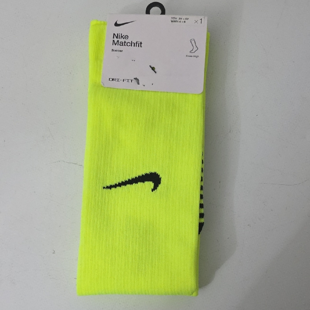 Nike Bright Green Soccer Socks, NWT